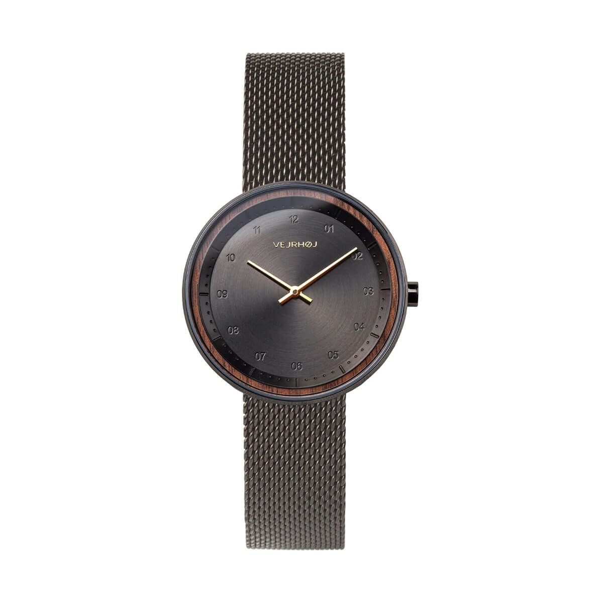 VEJRHOJ / ヴェアホイ Petite BLACK GOLD mesh レディース腕時計 | H