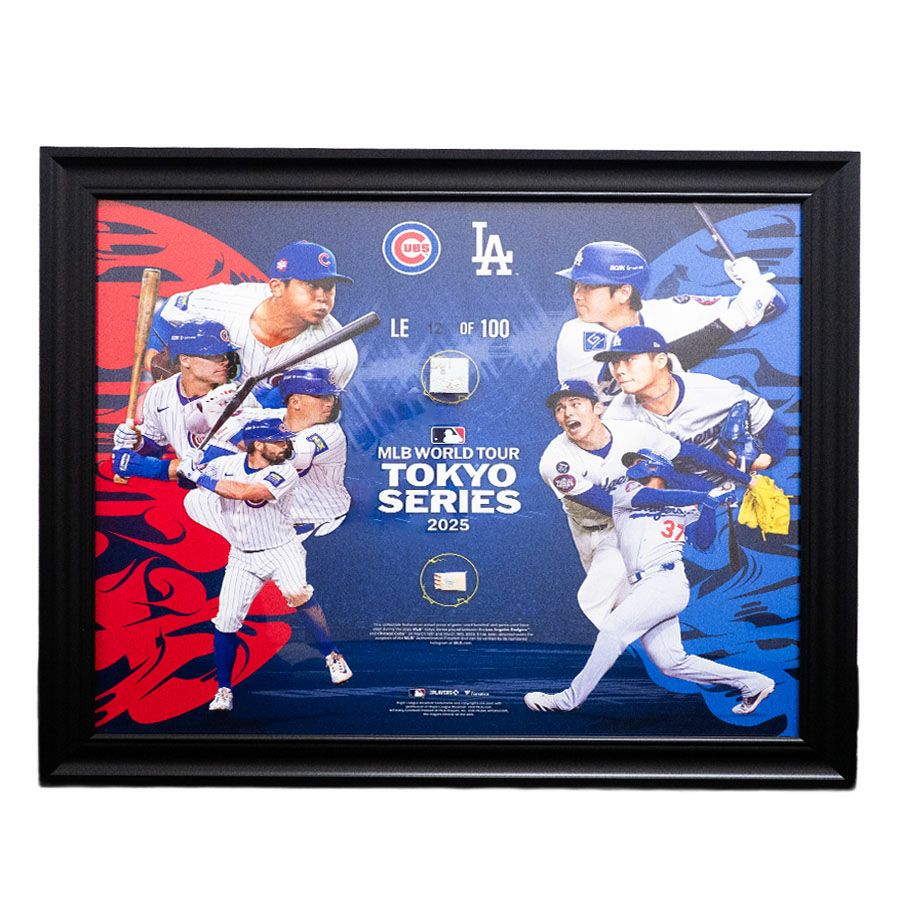 MLB 東京シリーズ 実使用ボール&ベースピース付 フォトフレーム