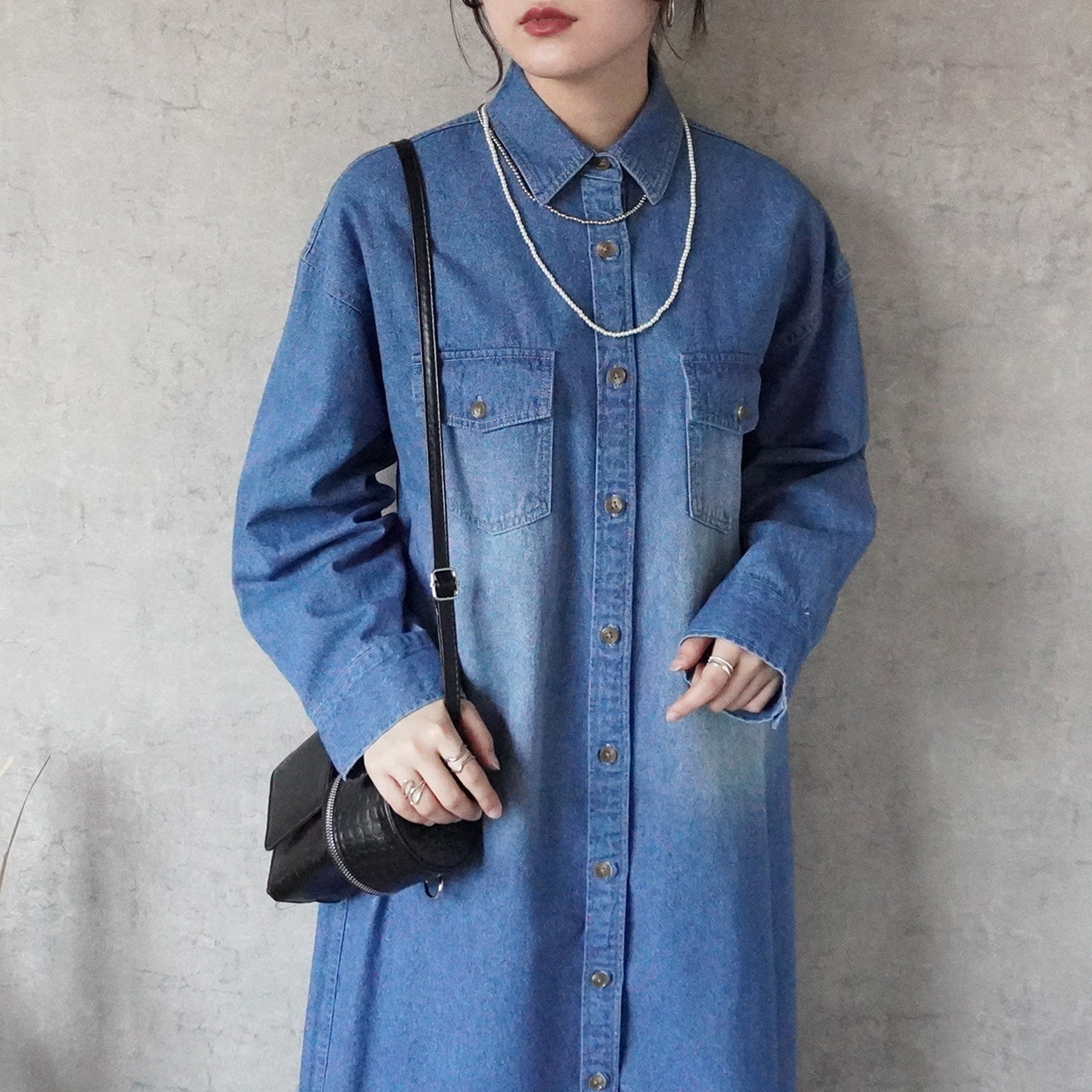 デニムシャツワンピース/ セレクトリベリー – SELECT LEVERY