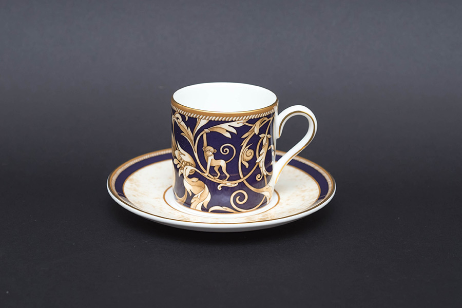 ウェッジウッド コーヌコピア（アクセント） デミタスカップ＆ソーサー