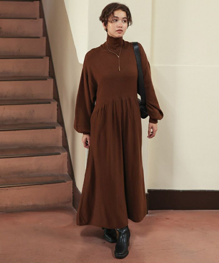 ティアードニットワンピース | titivate