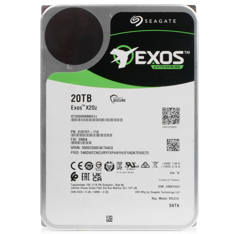 Seagate Exos X20z ST20000NM001J 20TB SATA 3.5