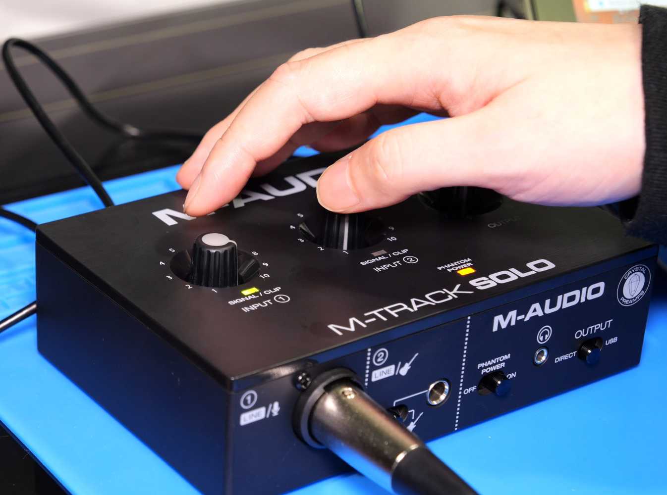 格安オーディオインターフェイス M-AUDIO M-TRACK SOLOを入手 | 自由