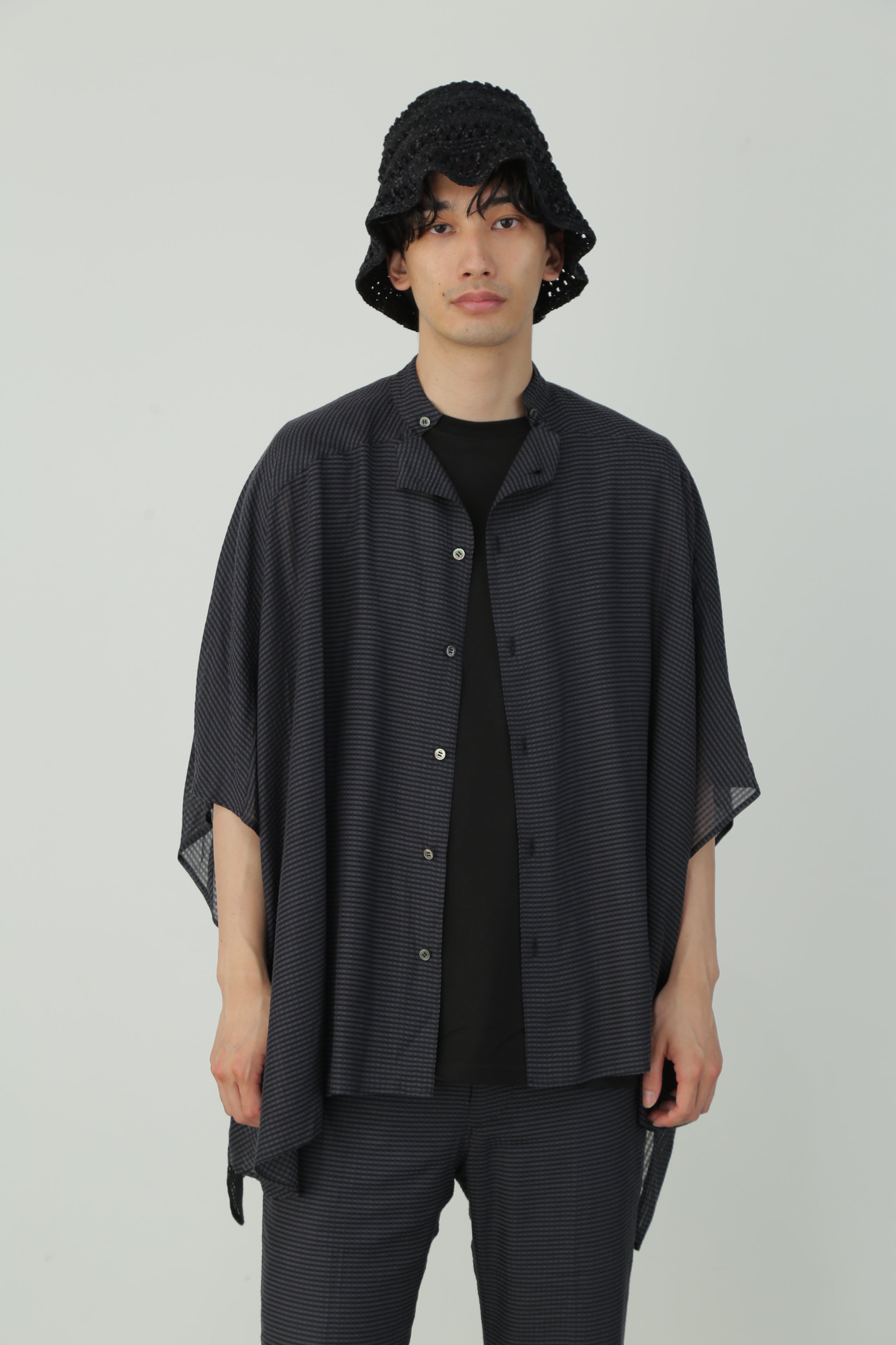 BRAIDED LEATHER HAT - Goat leather - | SEVEN BY SEVEN