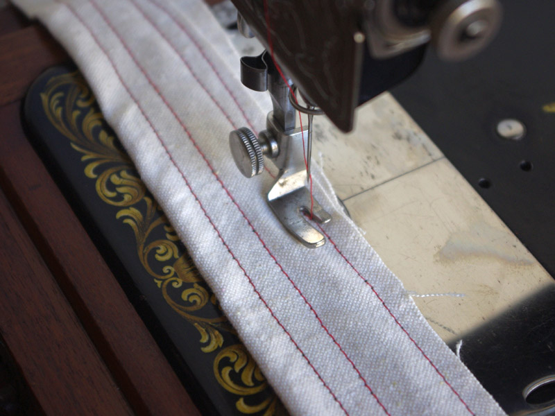 No.343 SINGER 128K シンガー製 手回しミシン：アンティークミシン修理