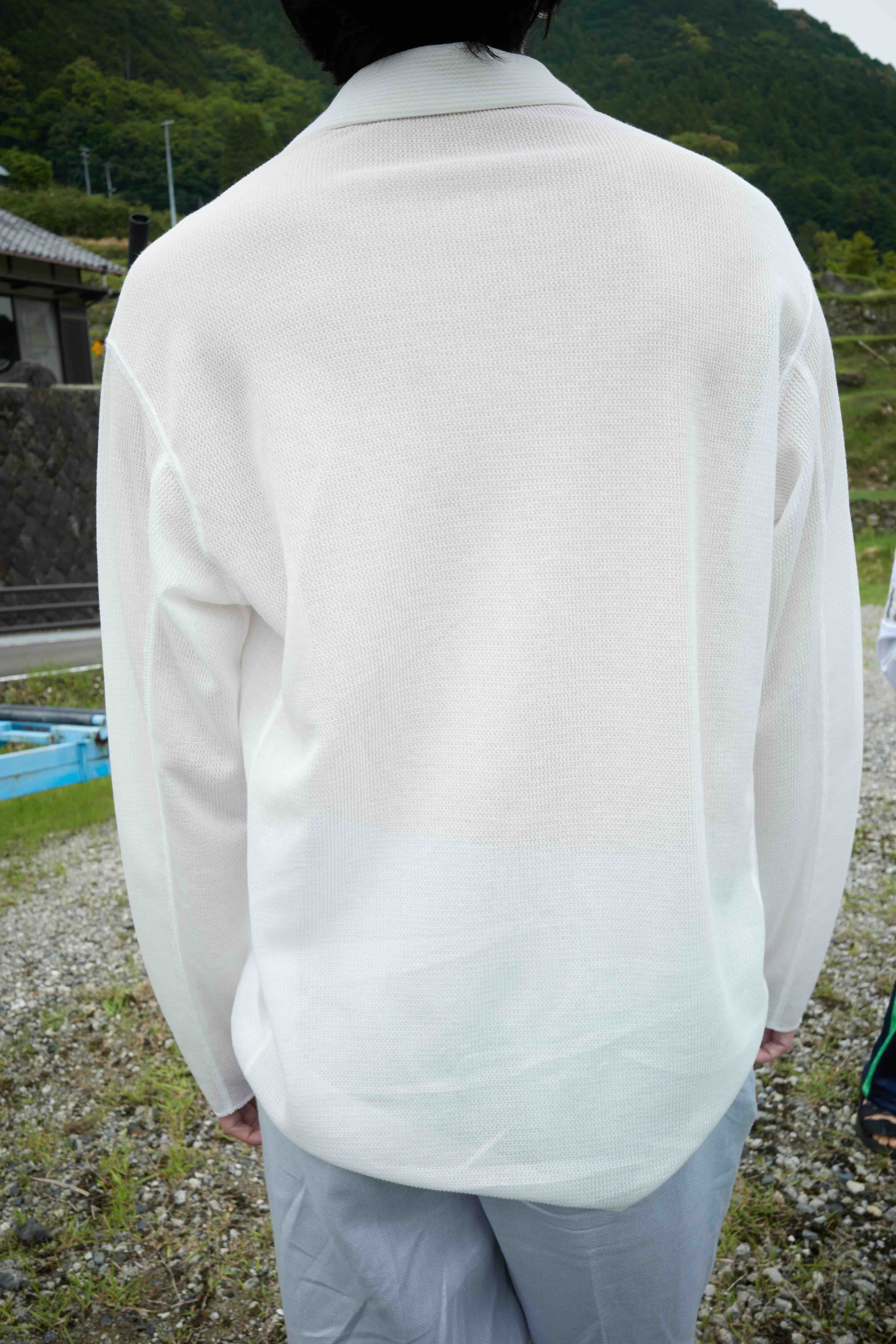 25SS MESH SHIRT/HEMP WAFFLE – seya-voyage