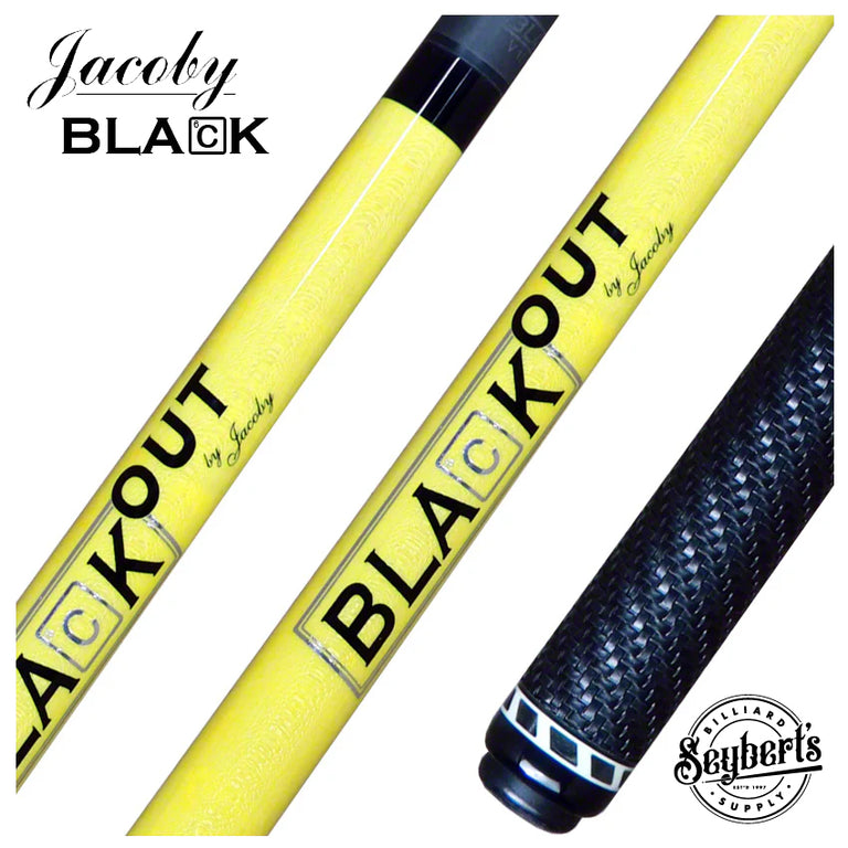 Jacoby Black Out Carbon Fiber Break Jump Cue | Made in The USA
