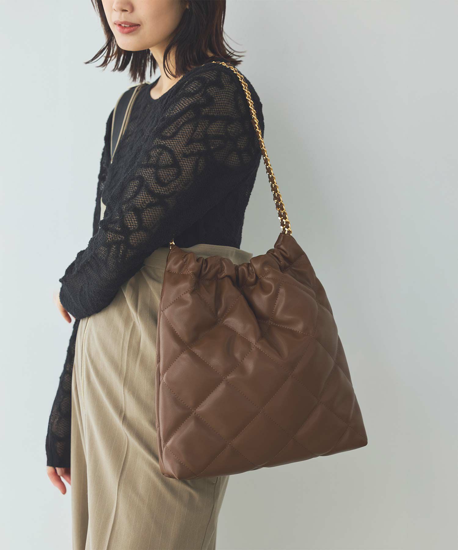 Gready Brilliant【竹下 玲奈select item】PUキルティングトート