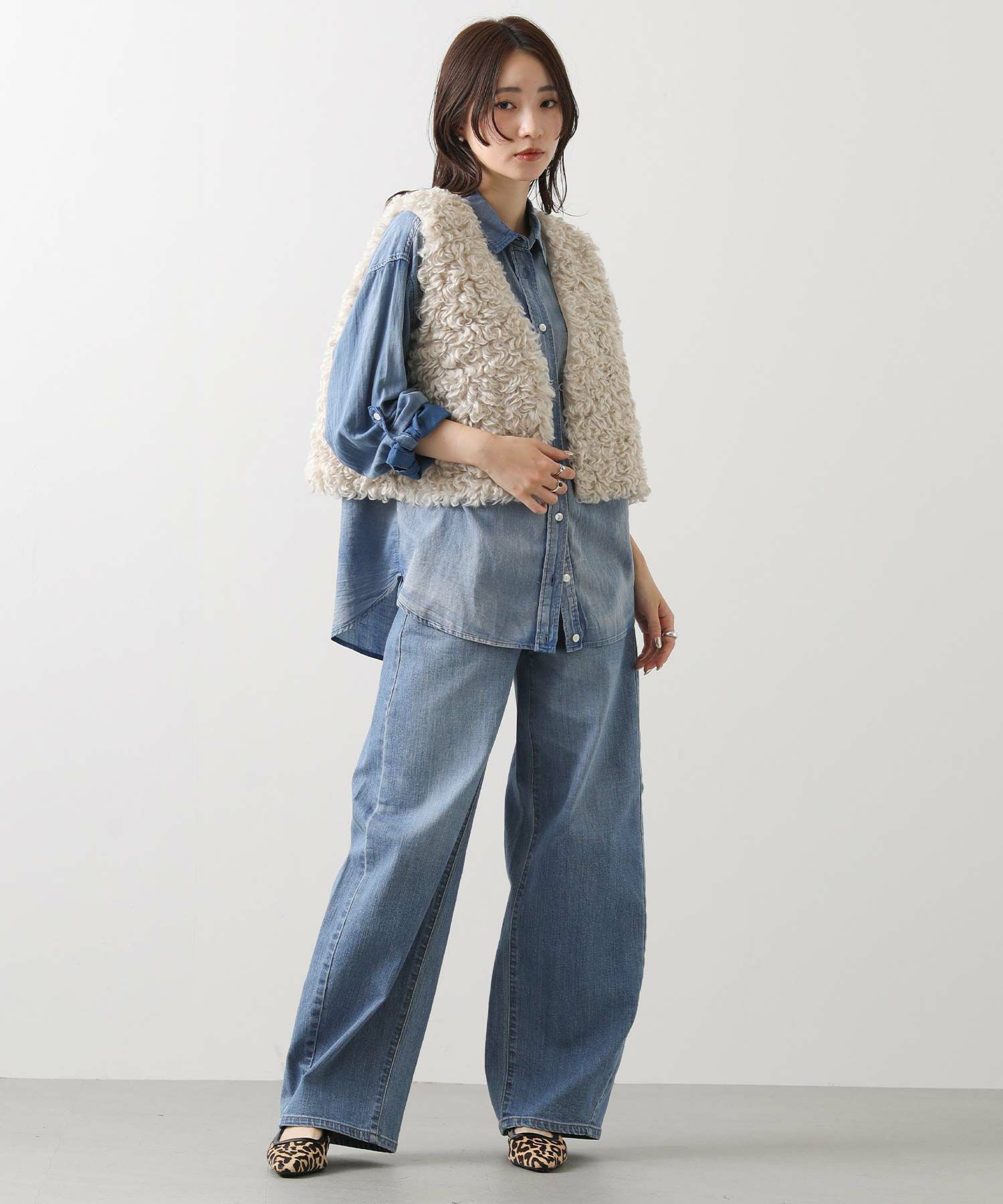 新品未使用 タグ付き Gready Brilliant ファーショートベスト Gready