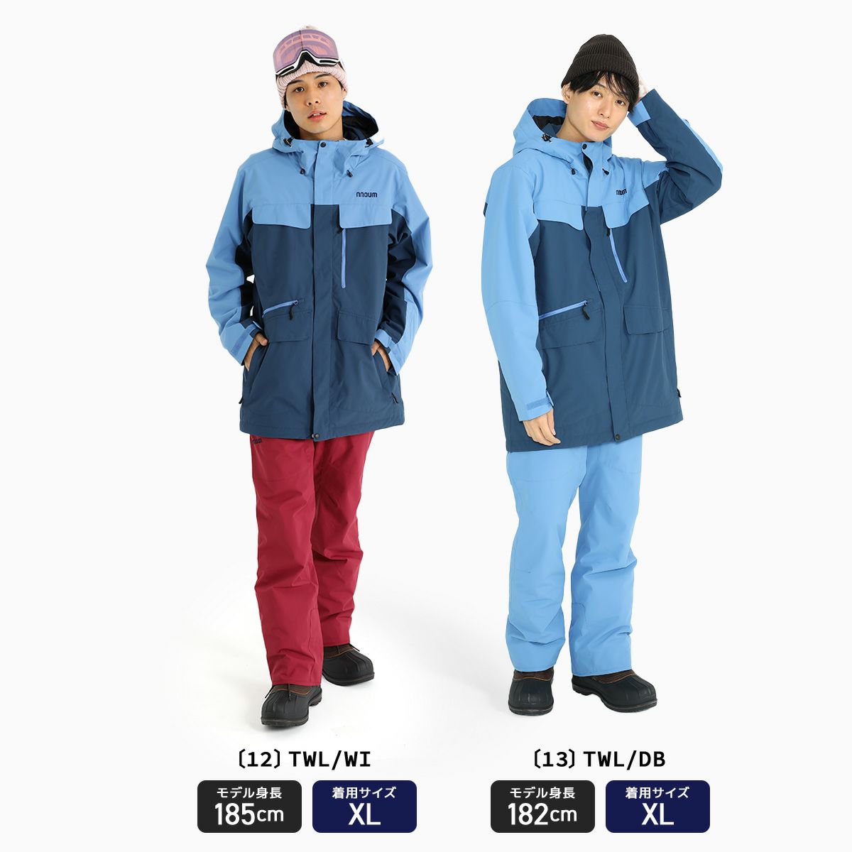 スキーウェア メンズ 上下セット ハイブランドと同工場で安心の品質 耐