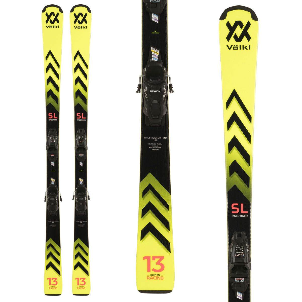 スキー板 VOLKL フォルクル キッズ ジュニア＜2024＞ RACETIGER JR