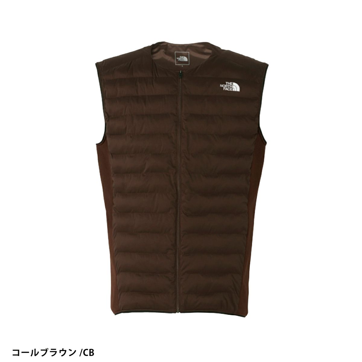 THE NORTH FACE◇RED RUN VEST_レッドランベスト/L/ナイロン/GRN/無地 THE