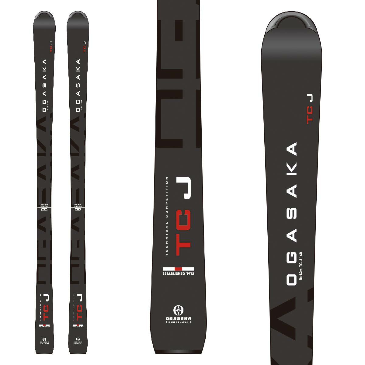 OGASAKA オガサカ スキー板 キッズ ジュニア ＜2024＞ TC-JUNIOR