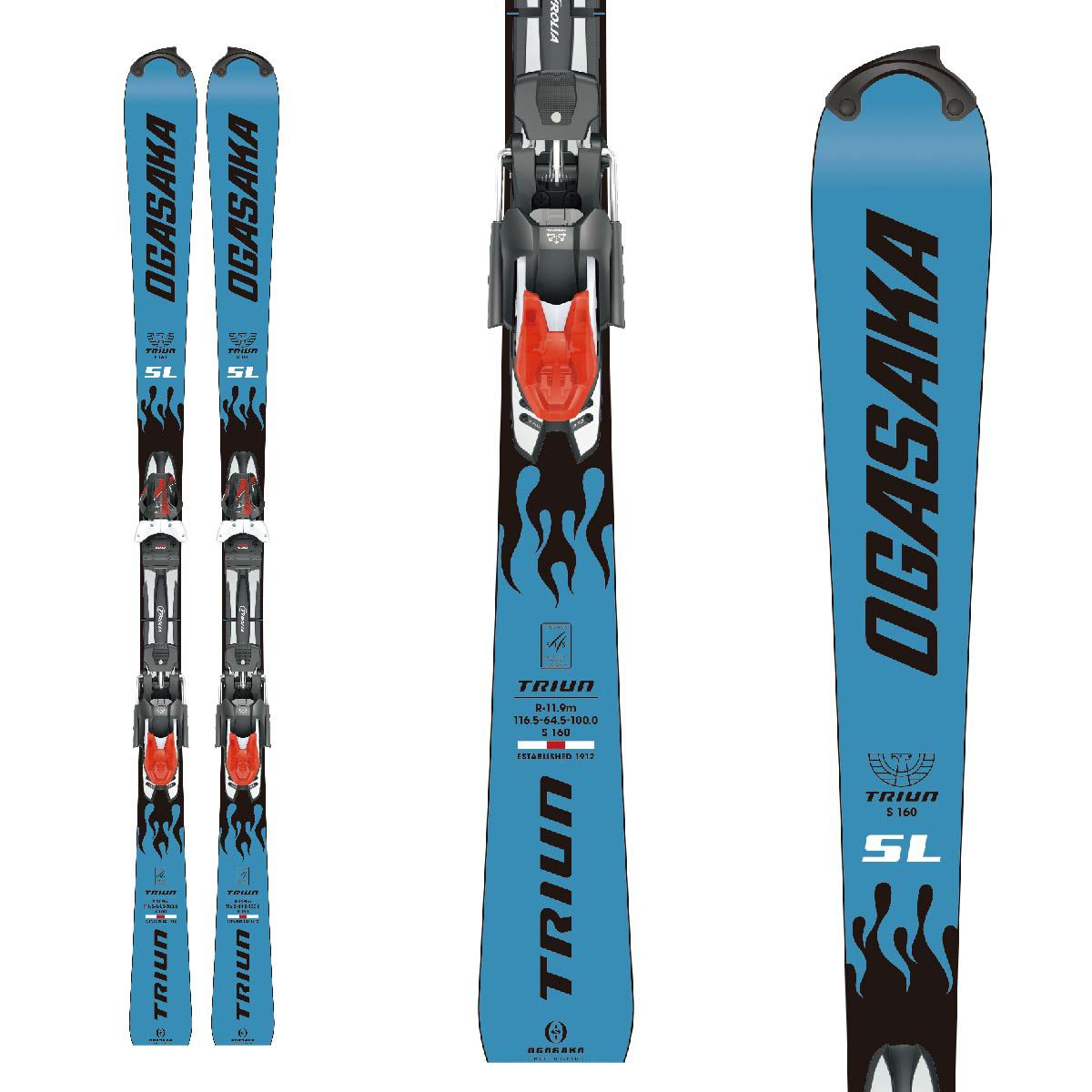 OGASAKA オガサカ スキー板 2024 TRIUN 〔トライアン〕S + RX12 GW +