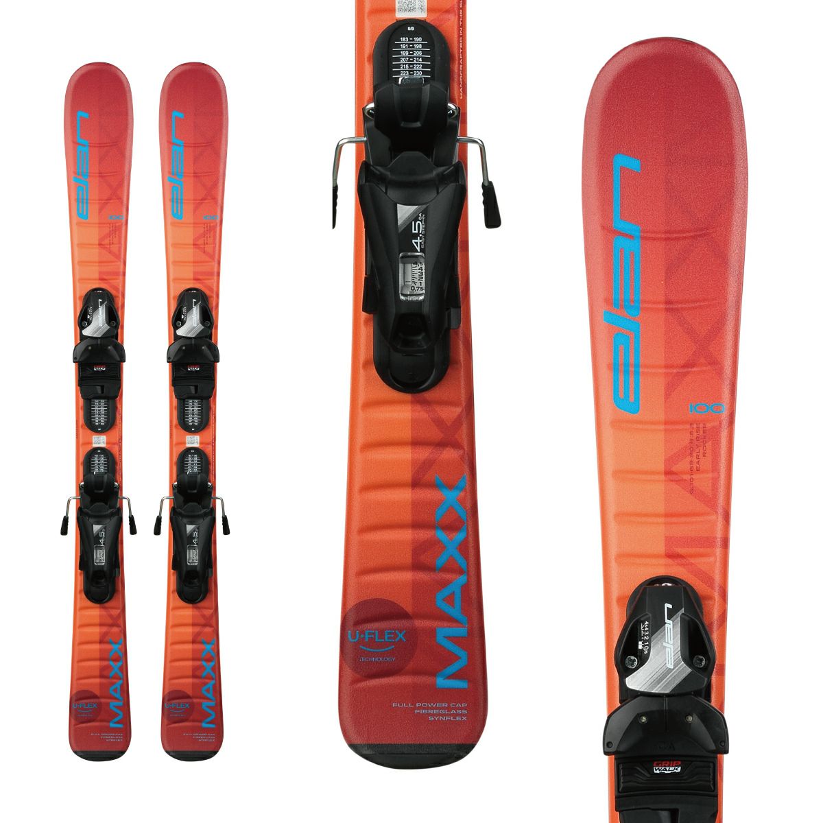 スキー板 キッズ ジュニア ELAN エラン ＜2024＞ MAXX ORANGE JRS ＋