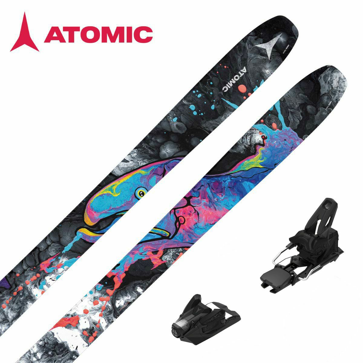 ATOMIC アトミック スキー板 2025 BENT 110 + アトミック STRIVE 14 GW
