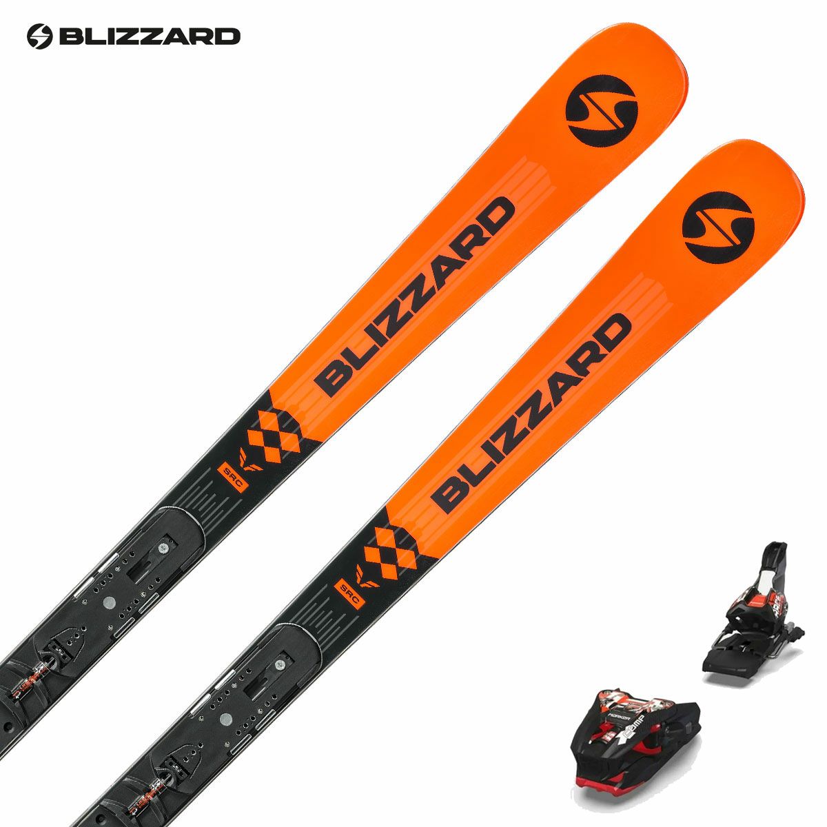 スキー板 110 センチ ブリザード ブラック オレンジ ブリザード スキー