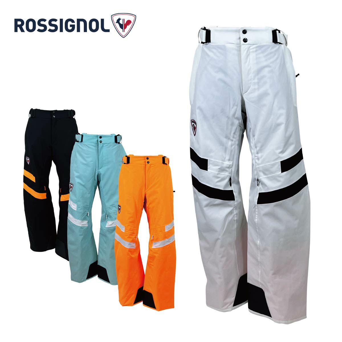 ☆1回のみ使用 ROSSIGNOL スキーパンツ チャコール色 ☆1回のみ使用