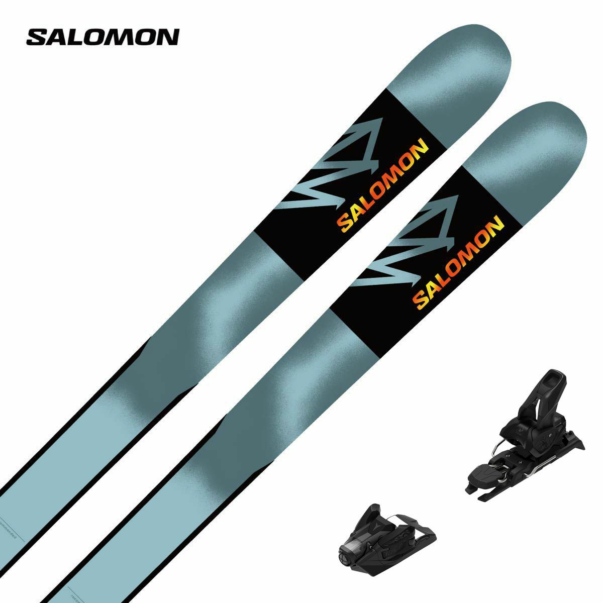 SALOMON サロモン メンズ スキー セット 166cm 27-27.5cm スキー板