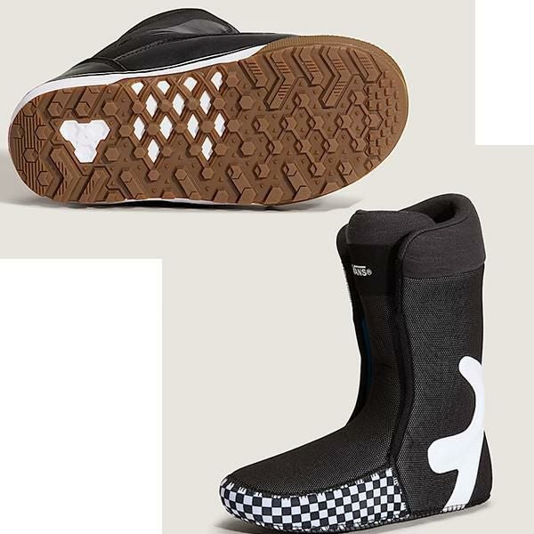 バンズ スノーボード ブーツ メンズ VANS AURA PRO / BLACK-WHITE