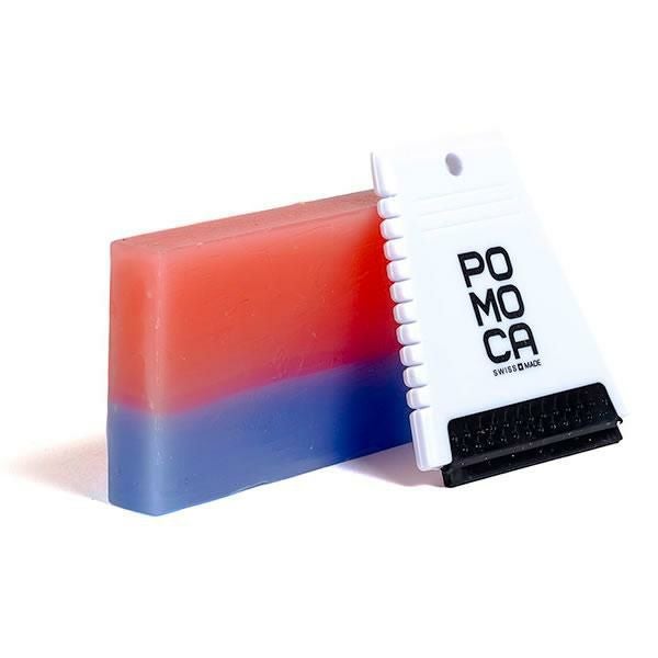 POMOCA スキーシール アクセサリー Bi-Color Wax ナイロンバッグ＆ミニ