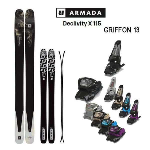 アルマダ スキー板 ディクリビティ X 115 ARMADA DECLIVITY X 115 + 25