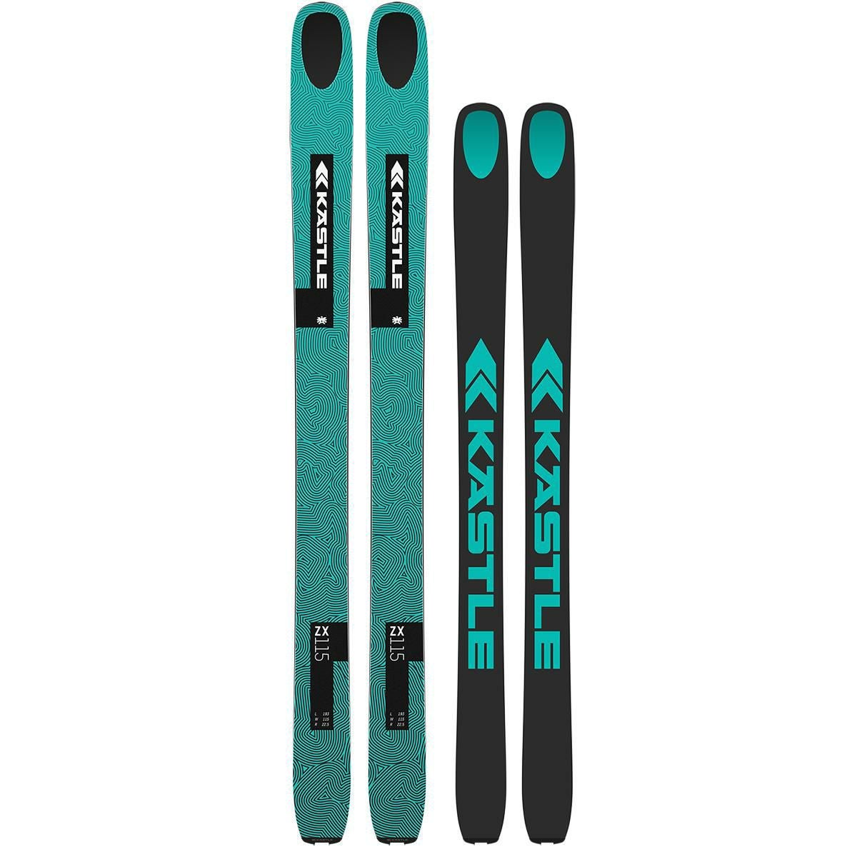 ⑩K2 スキー板 エスケープ ポール付き 160cm ⑩K2 スキー板 エスケープ