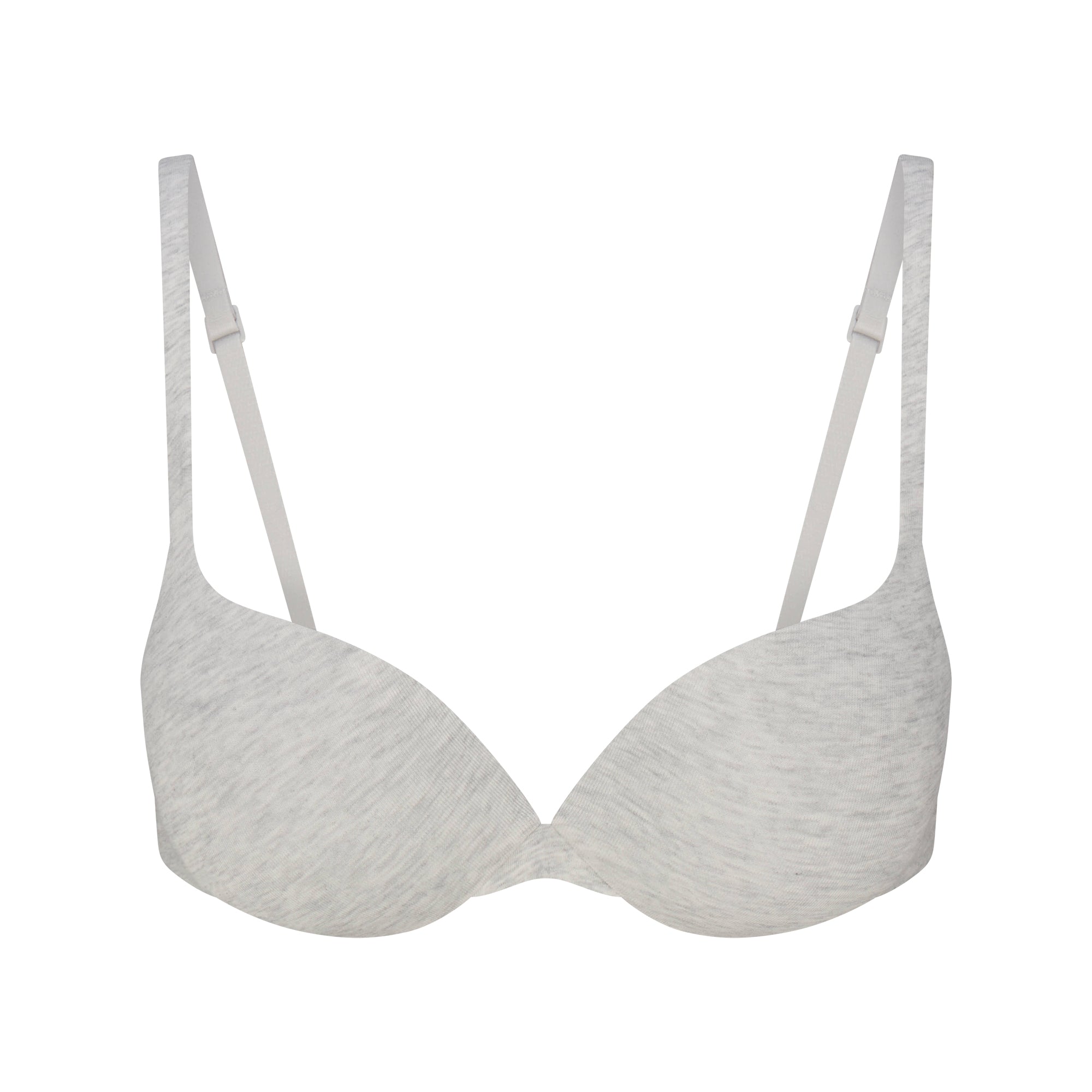 EVERYDAY COTTON ULTIMATE TEARDROP PUSH-UP BRA | LIGHT HEATHER GREY