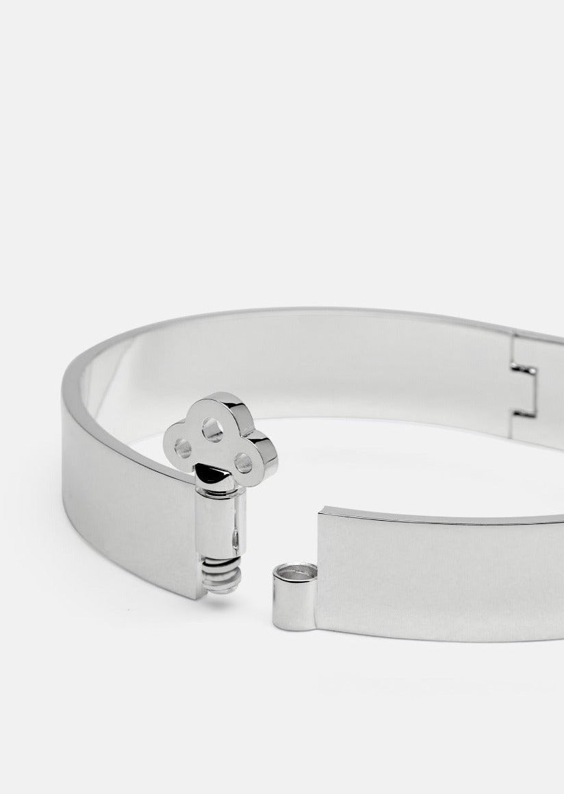 Key Lock Bangle - Silver Plated – Skultuna 1607