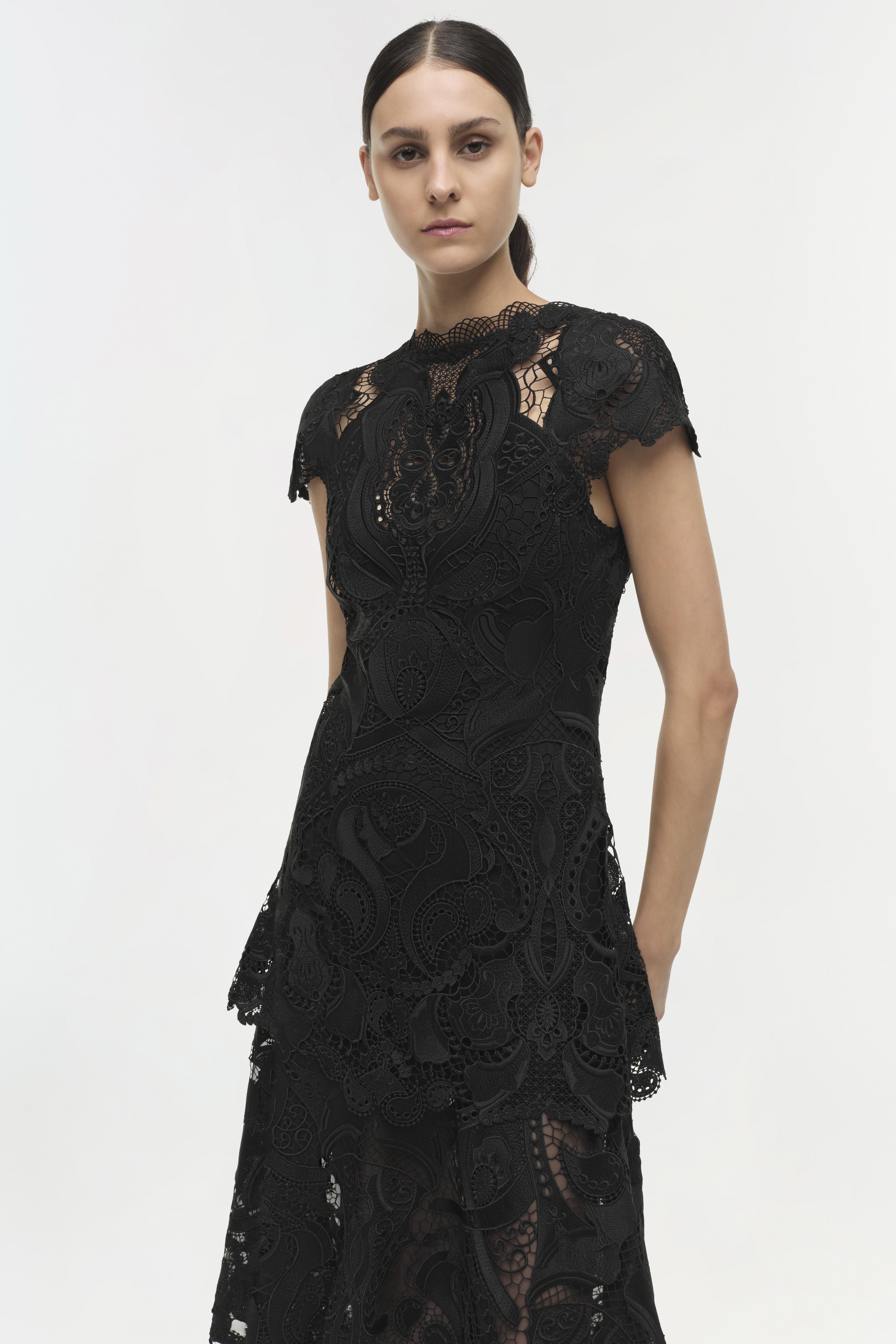 スーツ・フォーマル・ドレス Isa Tiered Lace Cami Dress black / S
