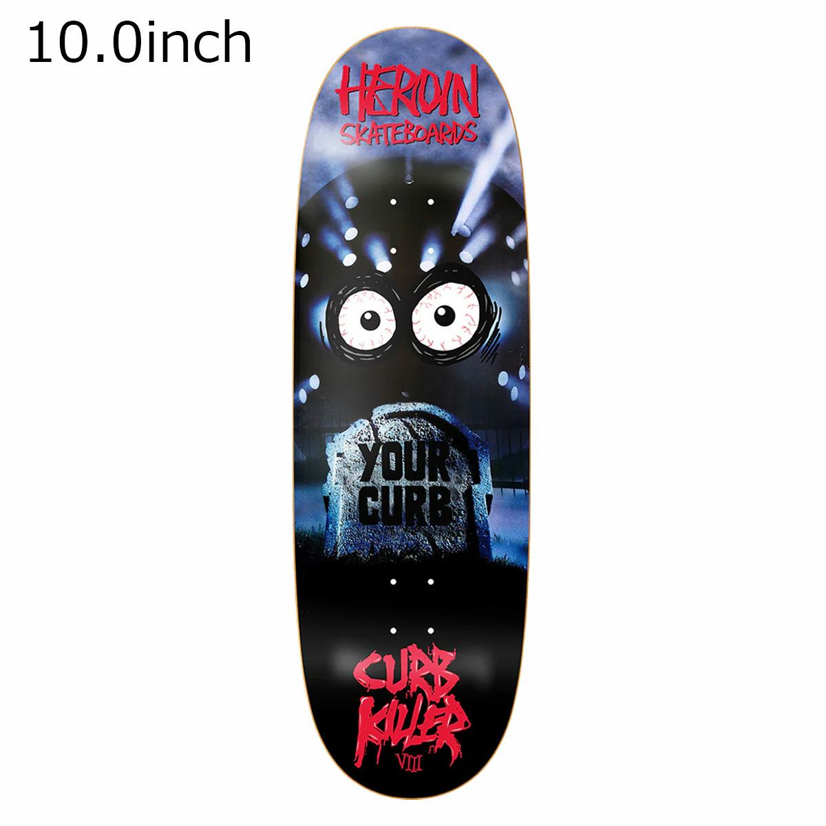 ヘロイン HEROIN HEROIN 100th Egg Deck 9.125 スケートボード デッキ