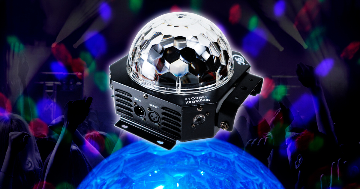 音楽に合わせて自動調光！手間いらずのステージ照明・マジックボール
