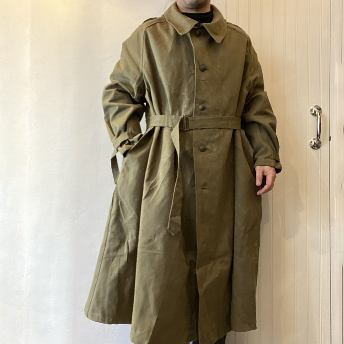 N.O.S. 1940's FRENCH MILITARY “MOTORCYCLE COAT” | SIGNAL GARMENTS