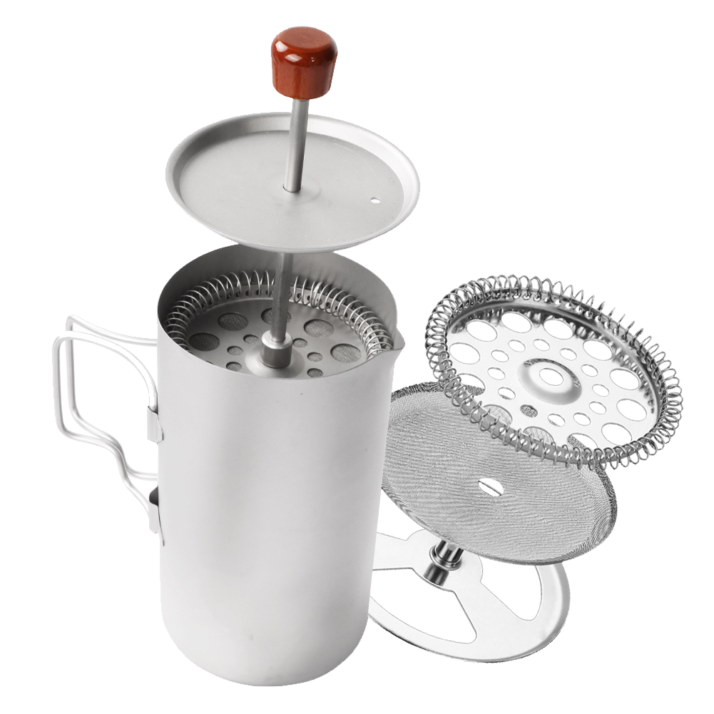 SilverAnt Outdoors キャンプギア チタン製品 コーヒーフレンチプレス