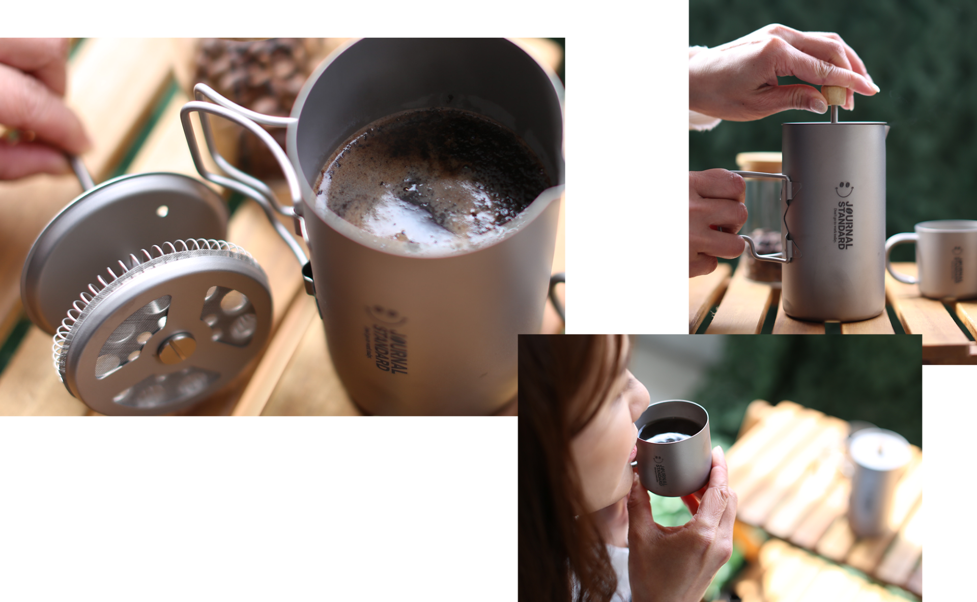 JOURNAL STANDARD FURNITURE×SilverAnt。コーヒーフレンチプレス