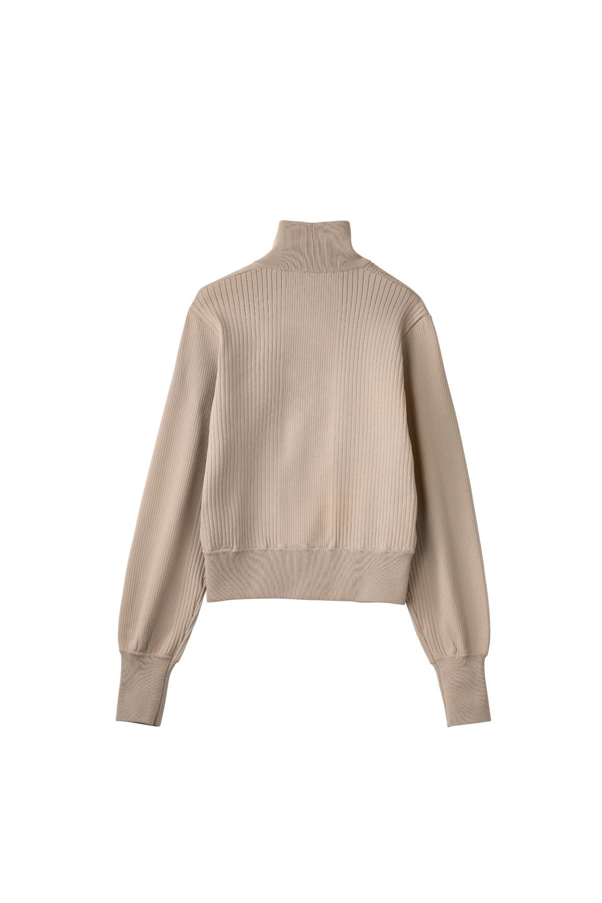 Knuth Marf - pocket zip up knit (Sandbeige) / ポケットジップアップ