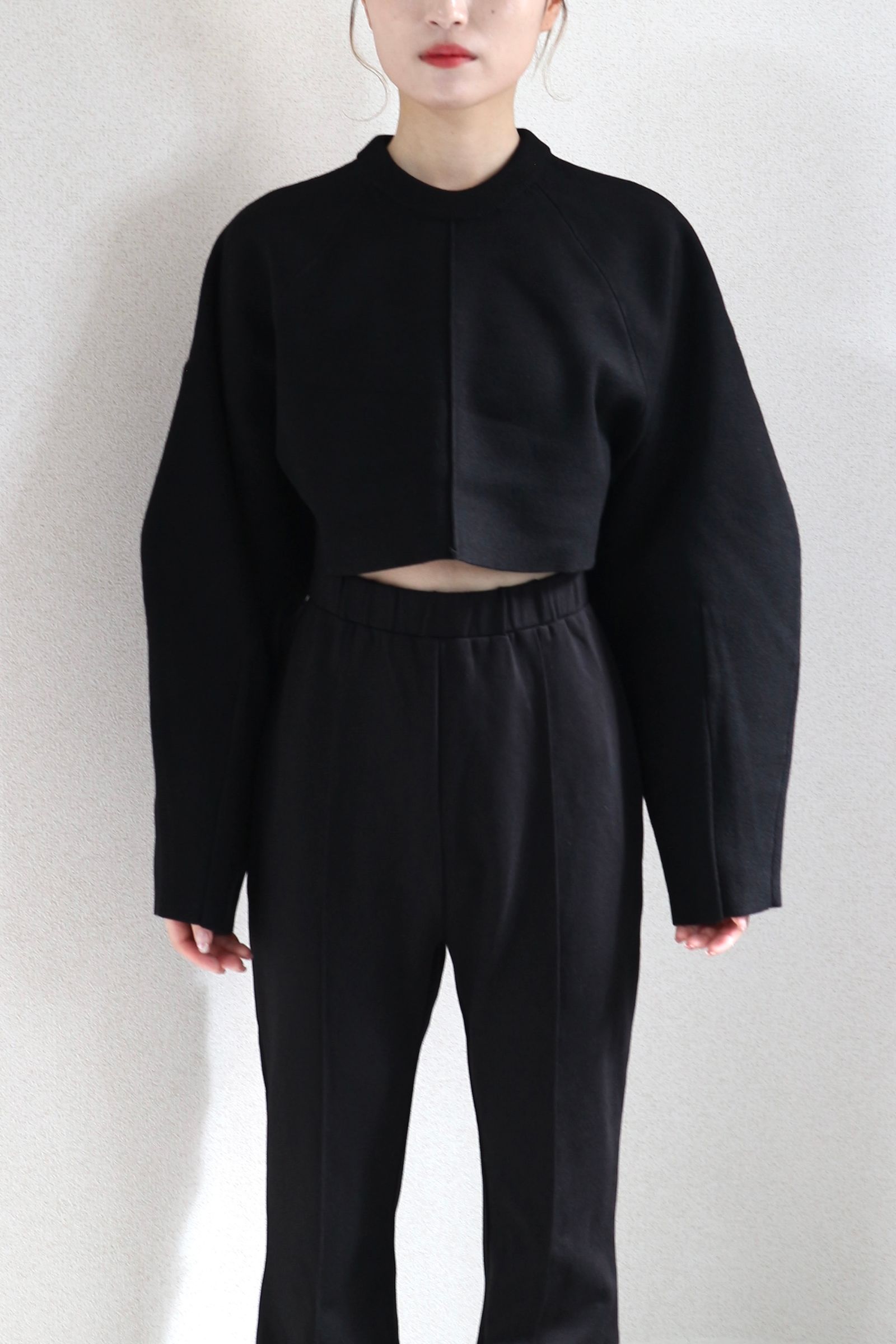 UN3D. - COCOON SLEEVE SHORT KT / コクーンスリーブショートニット