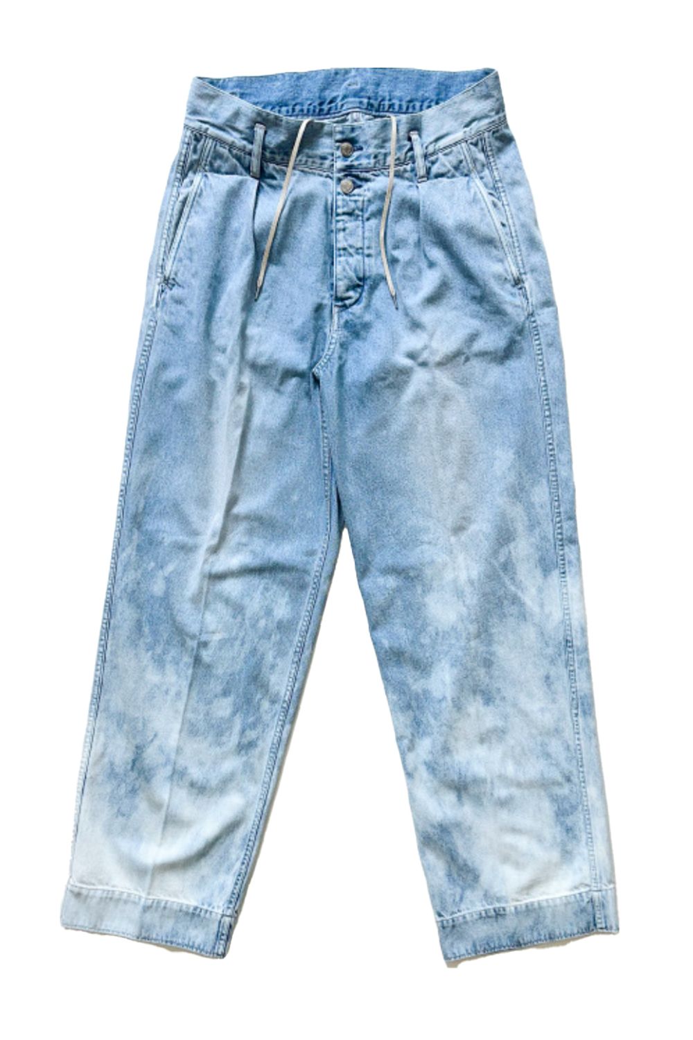 TANAKA - THE WIDE JEAN TROUSERS / ワイドデニムトラウザー / ユニ