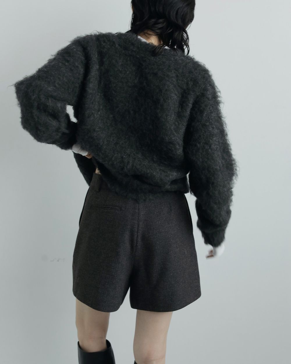 ànuke - Herringbone Short Pants / ヘリンボーン ショートパンツ