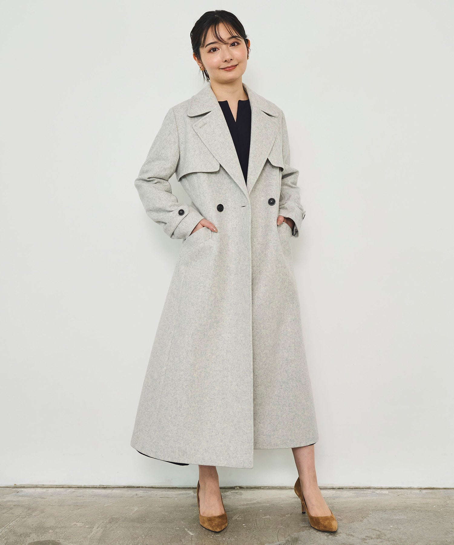 2WAY】 ウールトレンチフレアコート – Sirin Online Store