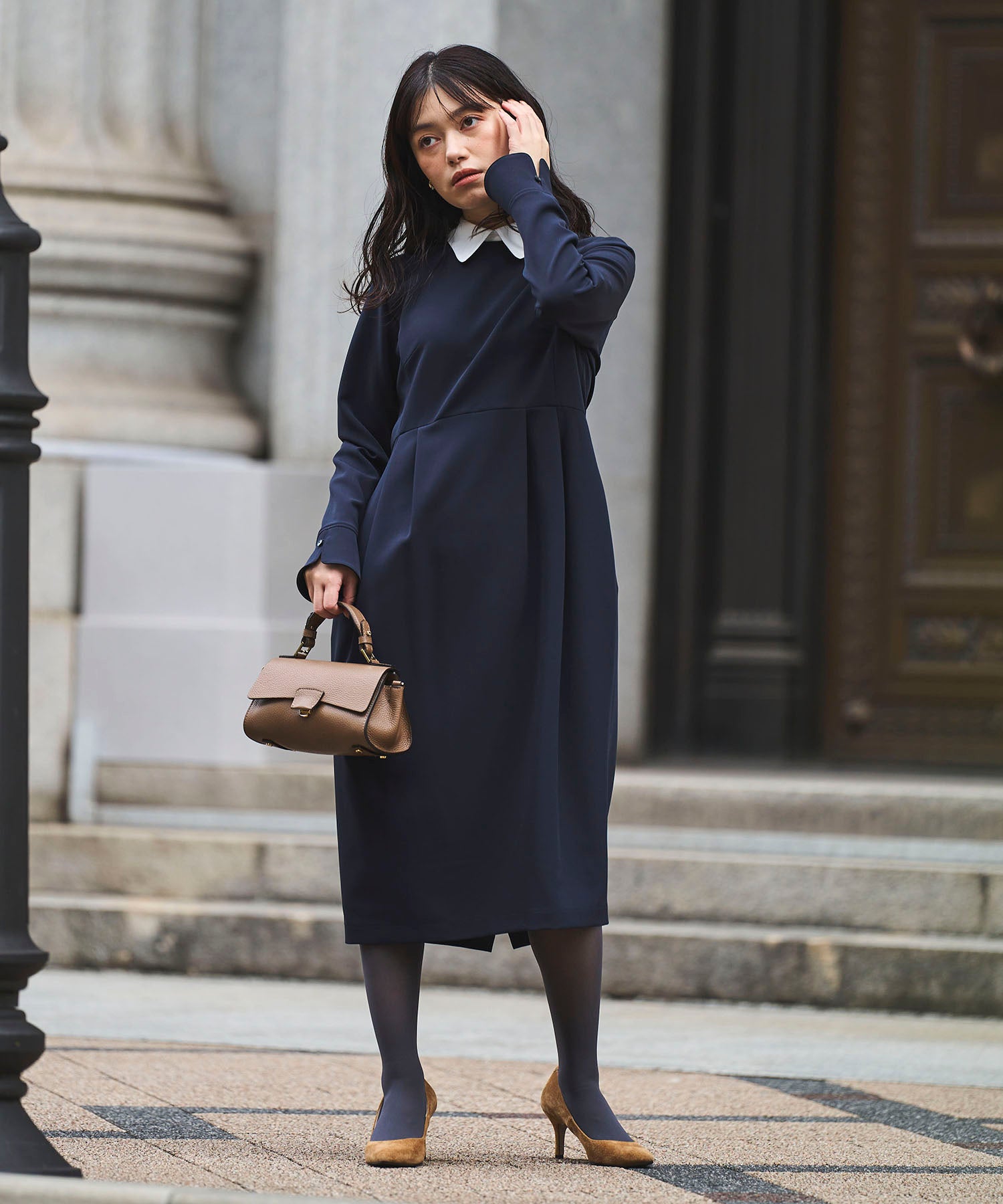 衿2way】 ミディコクーンワンピース – Sirin Online Store