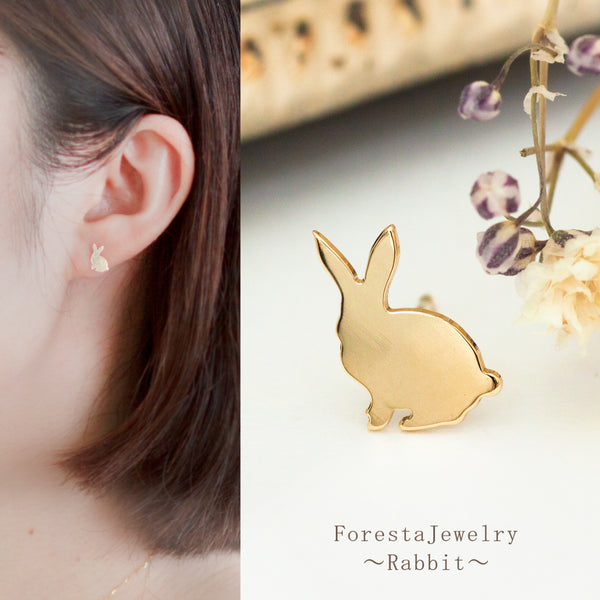 うさぎ様】天然石ピアス・ペンダントトップ うさぎ様】天然石ピアス