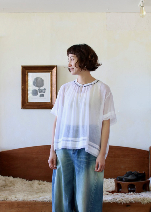 み*や様 やや難あり＊mina perhonen pomppia ブラウス38 やや難あり