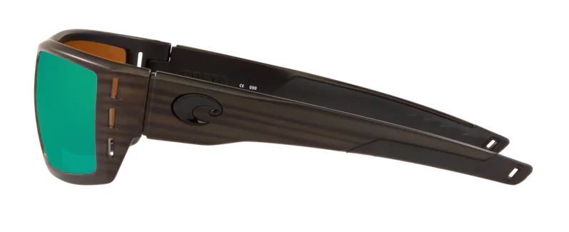 Costa Del Mar Mens Rafael Matte Olive Teak Frame - Green Mirror