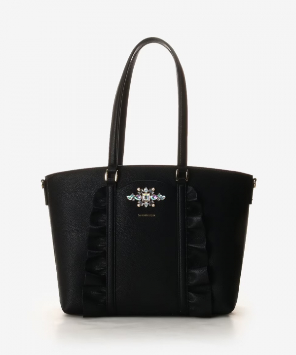 新生活に】ビジューフリルトートバッグ | サマンサベガ | 大丸札幌店