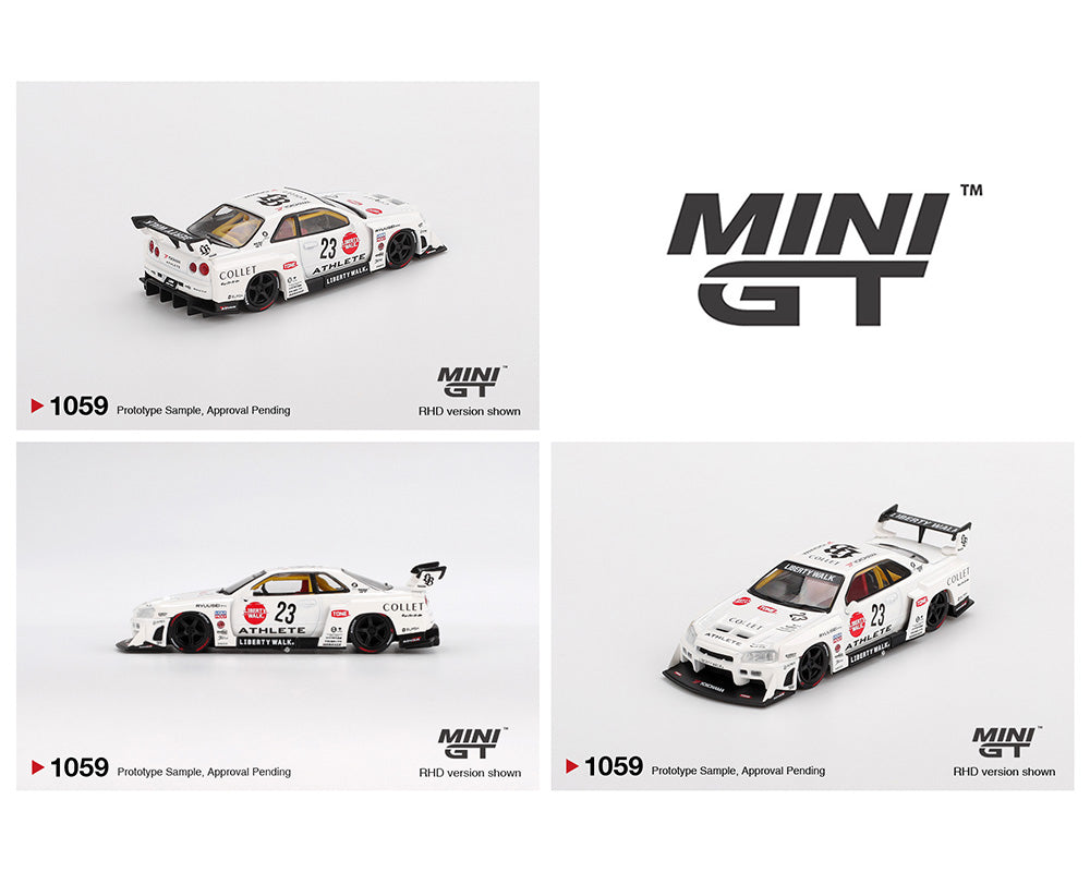 Mini GT 1:64 Nissan LB-ER34 Super Silhouette ATHLETE/COLLET