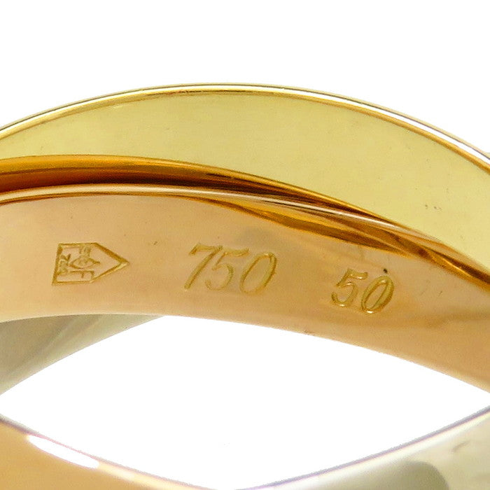 10号【CARTIER/カルティエ】 トリニティ 3連 シリアル刻印なし リング