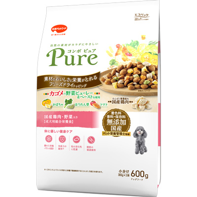 コンボ ピュア ドッグ 国産鶏肉・野菜入り | ドッグード | 日本ペット