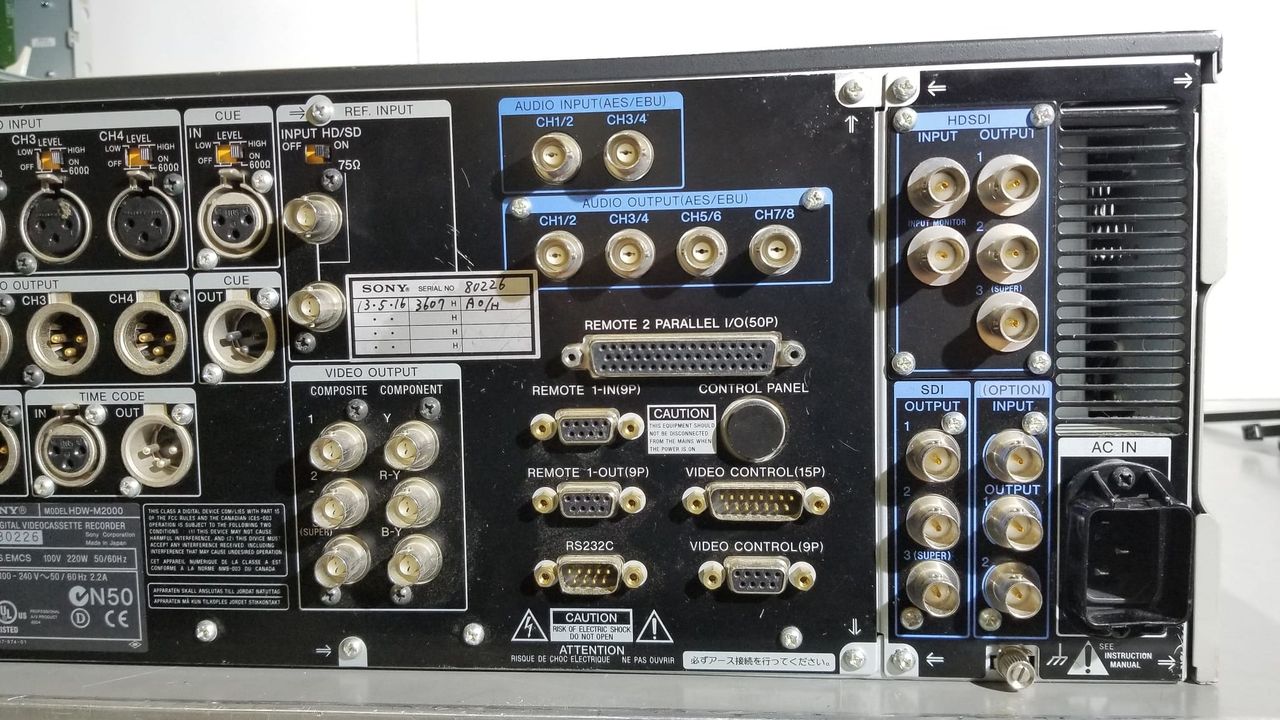 SONY HDW-M2000 HDCAMレコーダー | VIVID Online Shop