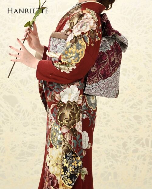 アンリエット赤｜振袖ネットレンタルはおりえんONLINE